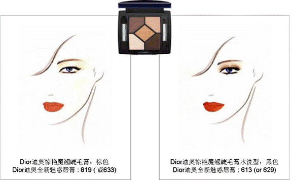 Dior迪奥幽蓝魅惑五色眼影设计师系列008“烟熏色”,让你立刻拥有神秘热情的双眼。