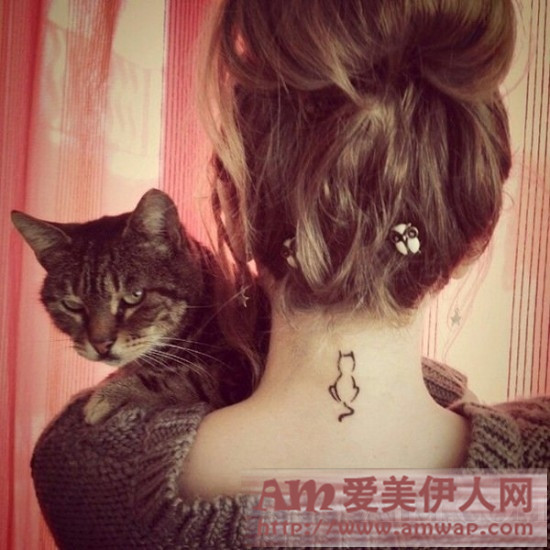 最适合猫奴的纹身图案！