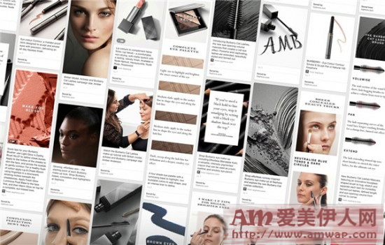 BURBERRY携手PINTEREST为全球消费者打造个性化美妆张贴板
