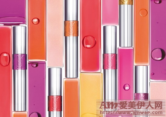 新一代革命性彩妆:史上第一支染唇油 YSL圣罗兰莹亮炫染唇油8月愉悦上市