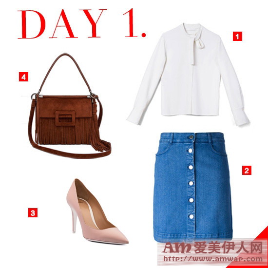夏日出街轻松配 一条牛仔裙帮你搭出5日look！