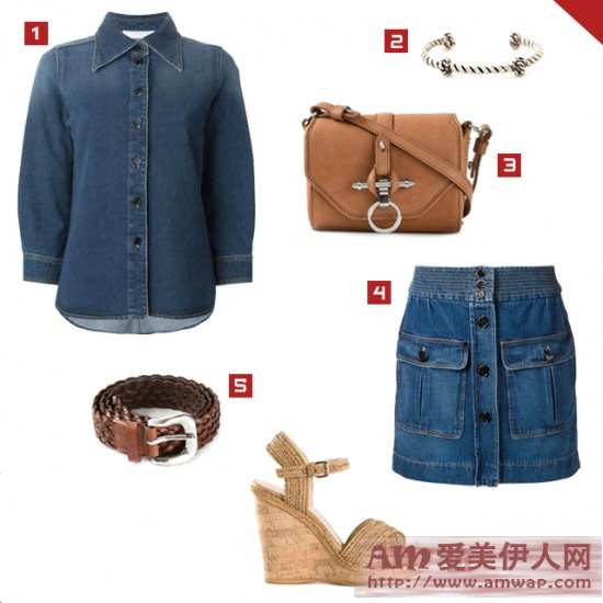 张钧甯牛仔服塑造天然怀旧风