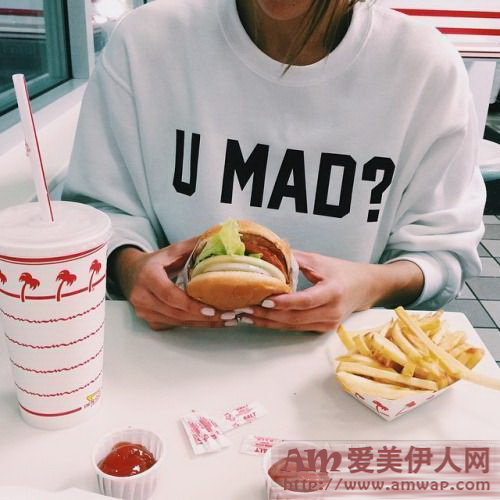 你还减肥呢?我要去买运动服了